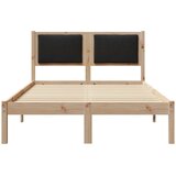  Krevetna konstrukcija Crna 120 x 200 cm Čvrsto borovo drvo | shoptok.hr