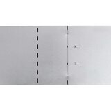  Set ograda za travnjak od pocinčanog čelika 20 kom 100 x 20 cm | shoptok.hr