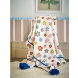Bloomingville Mini Otroška odeja iz recikliranega bombaža 130x160 cm Cherry – | Shoptok.si