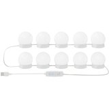  Ogledalne svjetiljke 12 pcs Bijelo 4.5 x 4.5 x 4.8 cm Plastika | shoptok.hr