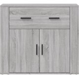  Komoda sivog hrasta sonome 80x33x70 cm od konstruiranog drva | shoptok.hr