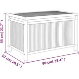 vidaXL Vrtna kutija za pohranu 90 x 52 x 55 cm od bambusa | shoptok.hr