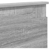  Konstrukcija postelje z vzglavjem Siva Sonoma 200 x 200 cm, (5000103887) | Shoptok.si