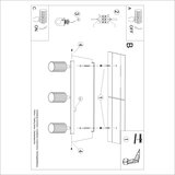  Brilagi - LED spot svetiljka CRESTO 3xGU10/10W/230V crvena | Eponuda.com