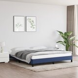  Okvir za krevet bez madraca plavi 160x200 cm od tkanine | shoptok.hr