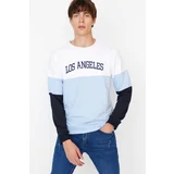 Trendyol Sweatshirt - Blue - Regular