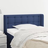  Uzglavlje s ušima plavo 93x16x78/88 cm od tkanine | shoptok.hr