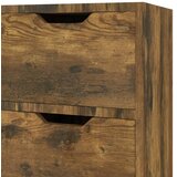  Komoda boja dimljenog hrasta 90 x 30 x 72 cm konstruirano drvo | shoptok.hr