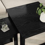  Set stolića za kavu 2 pcs Crni hrast Konstruirano drvo | shoptok.hr