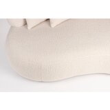White Label Kremno bela sedežna garnitura 185 cm Noxx – | Shoptok.si