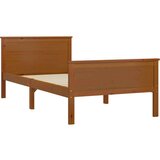  Posteljni okvir medeno rjav iz trdne borovine 100x200 cm, (20643990) | Shoptok.si