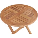  Sklopivi vrtni stol od masivne tikovine 45 cm | Eponuda.com