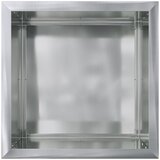  Vrtna posuda za sadnju s LED svjetlom Srebrna 50 x 50 x 48 cm | shoptok.hr