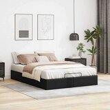 vidaXL Otomanski posteljni okvir brez vzmetnice črn 140x190 cm | Shoptok.si