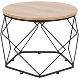 MID.YOU KLUBSKA MIZA, 50/40/40/36/50/40 cm črna, barve hrasta | Shoptok.si