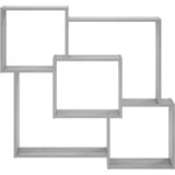  Zidna polica Siva Sonoma 98 x 17 x 91 cm Prerađeno drvo | shoptok.hr