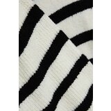 Marisse Pearl Black Striped Crew Neck Sweater | shoptok.hr