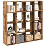 vidaXL Ormarić za knjige boja drva 137,5x29x137,5 cm konstruirano drvo | shoptok.hr