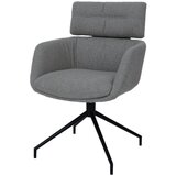 Dieter Knoll NASLANJAČ, kovina, tekstil siva, črna | Shoptok.si