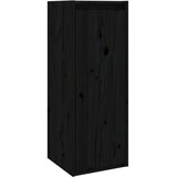  Zidni ormarići 2 kom crni 30 x 30 x 80 cm od masivne borovine | Eponuda.ba