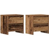 Noćni ormar s ladicama 2 pcs Staro drvo 45 x 34 x 44,5 cm | Eponuda.ba