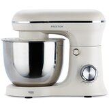PRIXTON Planetarni Mešalnik KR250, 1500 W, 10 Hitrosti, 5 L Inox Posoda, 3 Nastavki, Prozoren Pokrov, Kremmo bela, (5000182481) | Shoptok.si