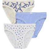 Petit Bateau Hlačke LOT CULOTTE X3 Modra