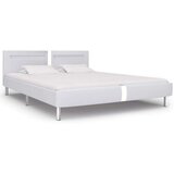  Okvir za krevet od umjetne kože LED bijeli 180 x 200 cm | shoptok.hr