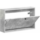 Ormar za cipele na zidu DELFT 71 x 17 x 43 cm Konstruirano drvo - Betonska siva | shoptok.hr