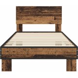  Okvir kreveta s uzglavljem Staro drvo 80 x 200 cm | shoptok.hr