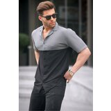 Madmext Men's Black Short Sleeve Shirt 6707 Cene