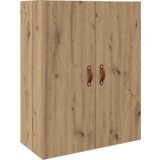  Stenska omara s polico Rjava 69,5 x 34 x 90 cm Konstruiran les | Shoptok.si