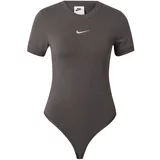 Nike Sportswear Bodi majica bež / boja blata