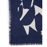 Orsay Dark blue patterned women's scarf - Women Cene