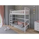  Drveni dječji povišeni krevet Mia - bijeli - 200x90 - Bez madraca | shoptok.hr