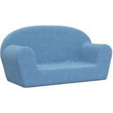  Otroški kavč dvosed moder mehak pliš, (21825098) | Shoptok.si