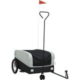 Prikolica za bicikl crno-siva 45 kg željezna | shoptok.hr