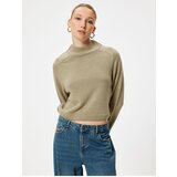 Koton Basic Stand Collar Knitwear Sweater Long Sleeve Cene