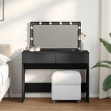 Toaletni stolić s LED svjetlima crni 100x40x120 cm | shoptok.hr