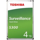 Toshiba 3.5" - S300 Surveillance 4TB HDD (Bulk; 128MB / 5400RPM) | shoptok.hr