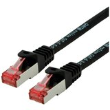 Roline 21.15.2956 RJ45 omrežni kabel\, patch kabel cat 6 s/ftp 0.30 m črna 1 kos, (20420475) | Shoptok.si