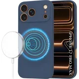 SoftFlex MagSafe ovitek za Apple iPhone 17 Pro Max - Modra