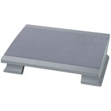 Maul ergonomska opora za noge, postavitvena površina šxg 450 x 390 mm, s tekstilno oblogo, siva | Shoptok.si