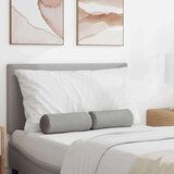 vidaXL valjkasti jastučići 2 pcs oblačnosiva Ø 15 x 40 cm tkanina | shoptok.hr