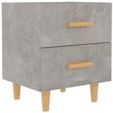 The Living Store Nočna omarica betonsko siva 40x35x47,5 cm - Nočna Omarica, (21420929) | Shoptok.si