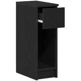  Noćni ormarići s ladicom 2 kom crni hrast 20x36x60 cm | shoptok.hr
