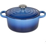 Le Creuset Signature Bräter rund 18 cm blau | shoptok.hr