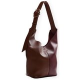 Gioseppo Denarnice Maxi Bucket Bag 80654 - Brown Kostanjeva Cene