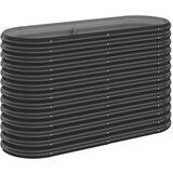 Furnova Visoka greda iz prašno premazanega jekla 114x40x68 cm antracit, (21922074) | Shoptok.si