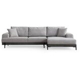 Atelier Del Sofa ugaona garnitura Eti Black Right Grey